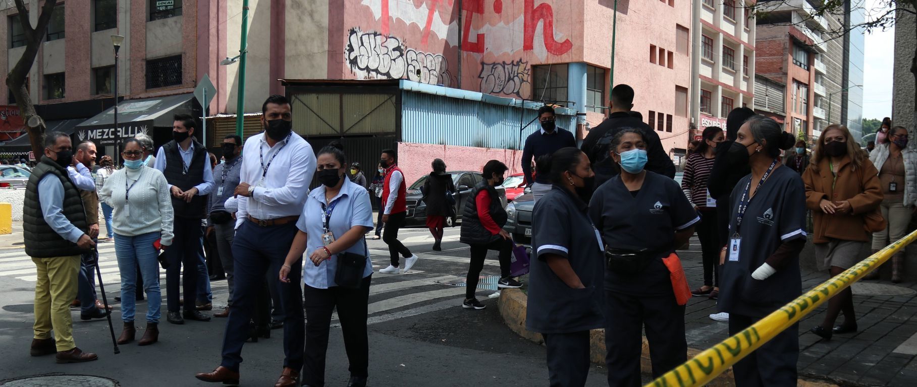 Simulacro sismo Juárez y Reforma