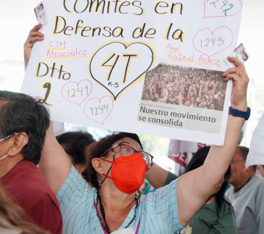 Simpatizantes de Morena