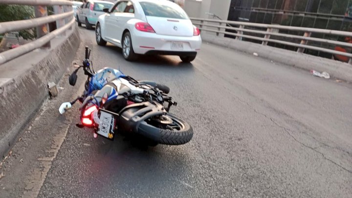 Accidente en moto