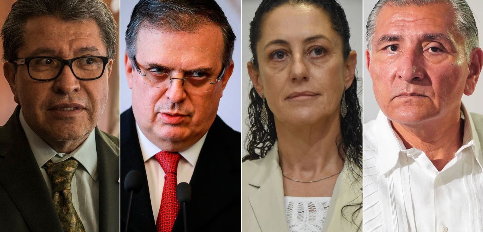 Aspirantes a la candidatura de Morena