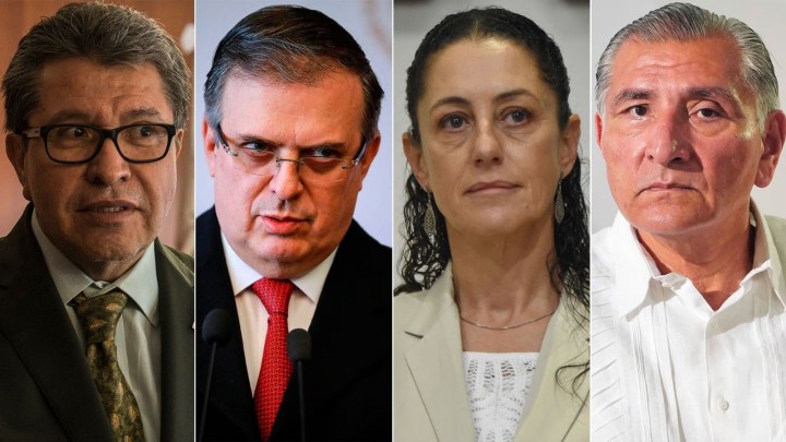 Aspirantes a la candidatura de Morena