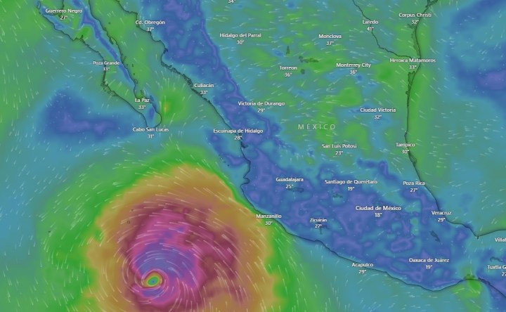 "Hilary' huracán categoría 3