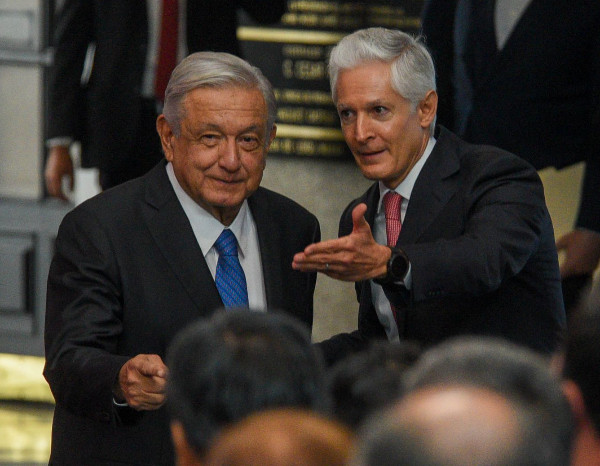 Andrés Manuel López Obrador y Alfredo del Mazo Maza