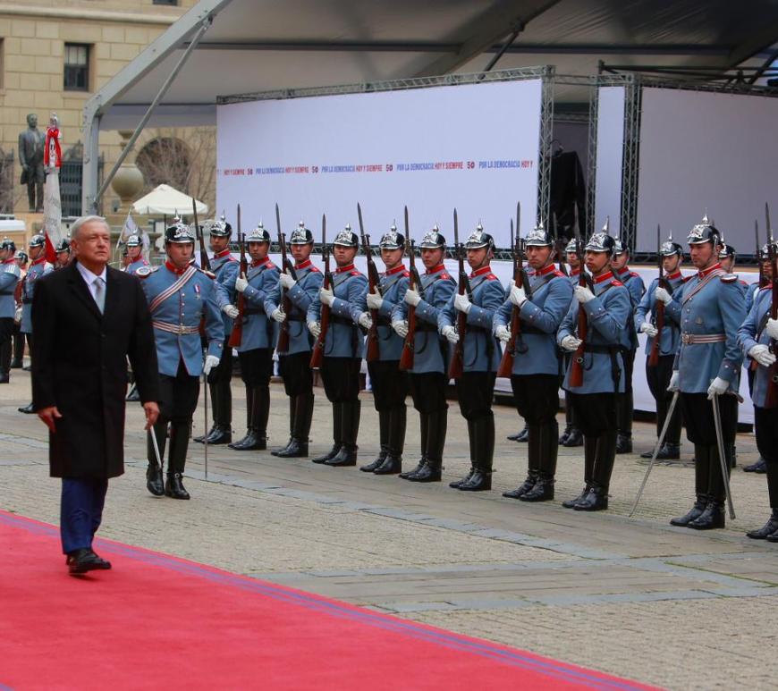 Andrés Manuel López Obrador y Gabriel Boric
