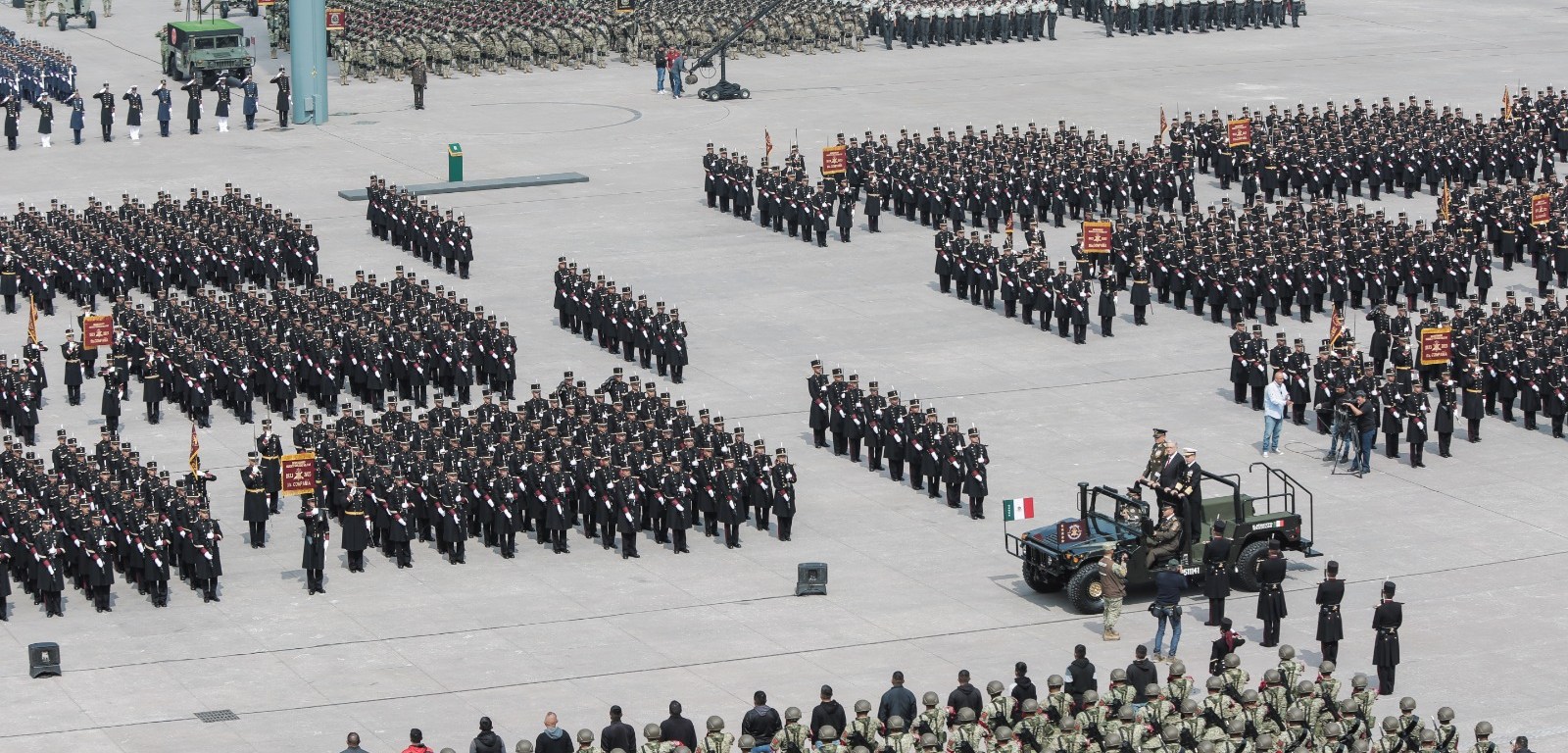 Militares en el Zócalo