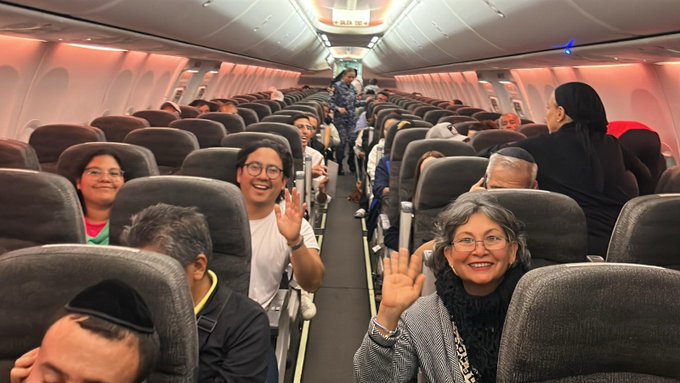 Ciudadanos mexicanos rescatados desde Israel