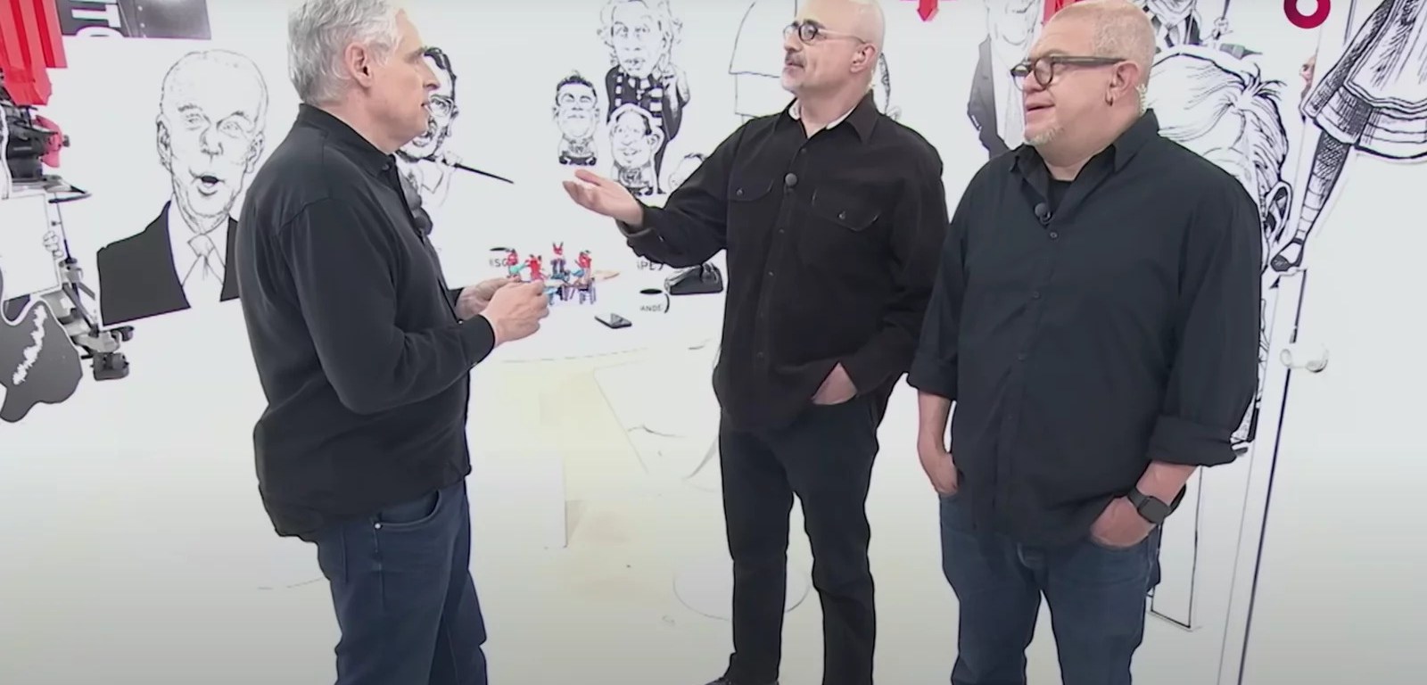 Moneros en programa de televisión