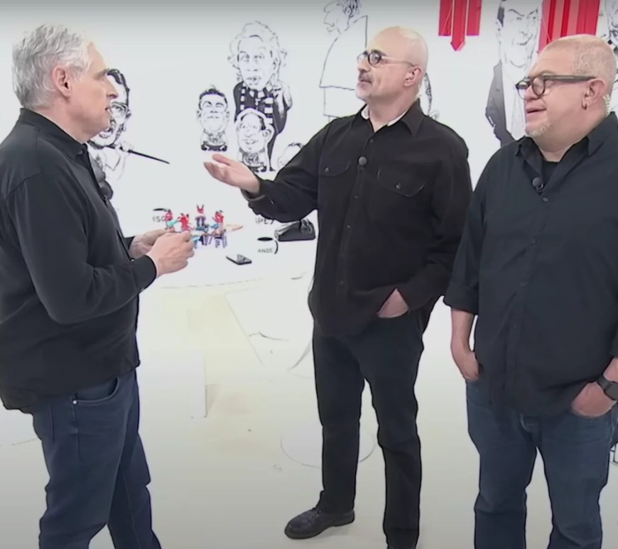 Moneros en programa de televisión