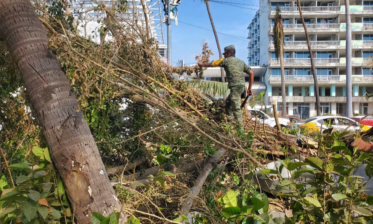Militares desastre Acapulco