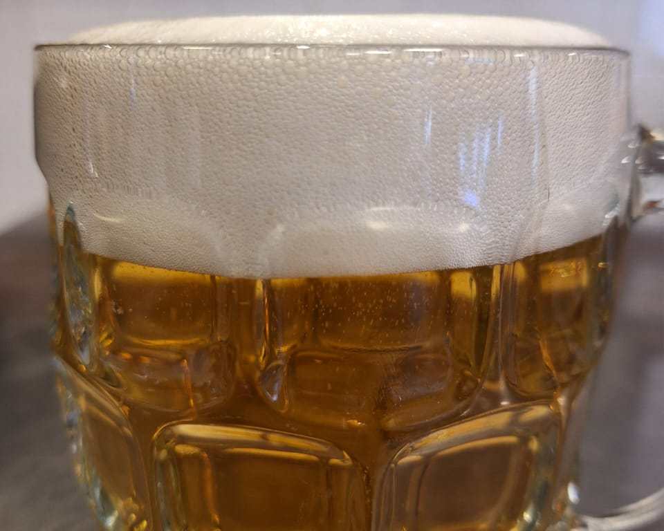 Salón Corona, Cerveza en tarro