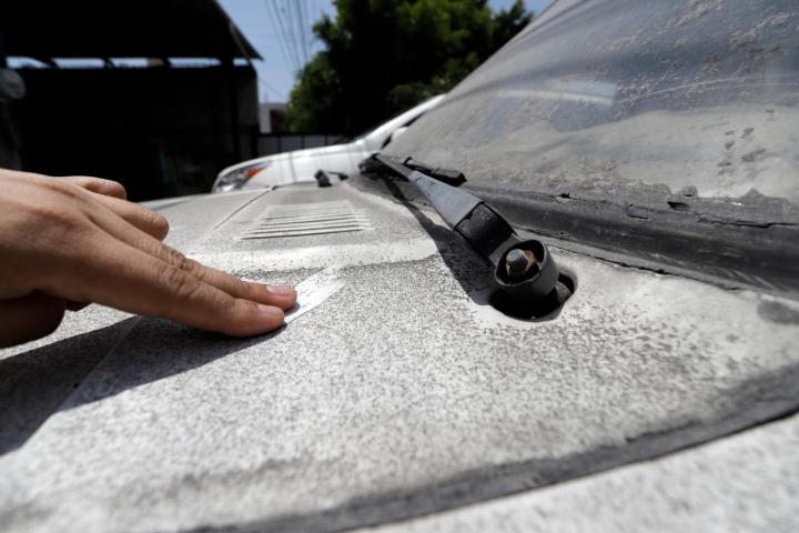 Cenizas del volcán Popocatépetl