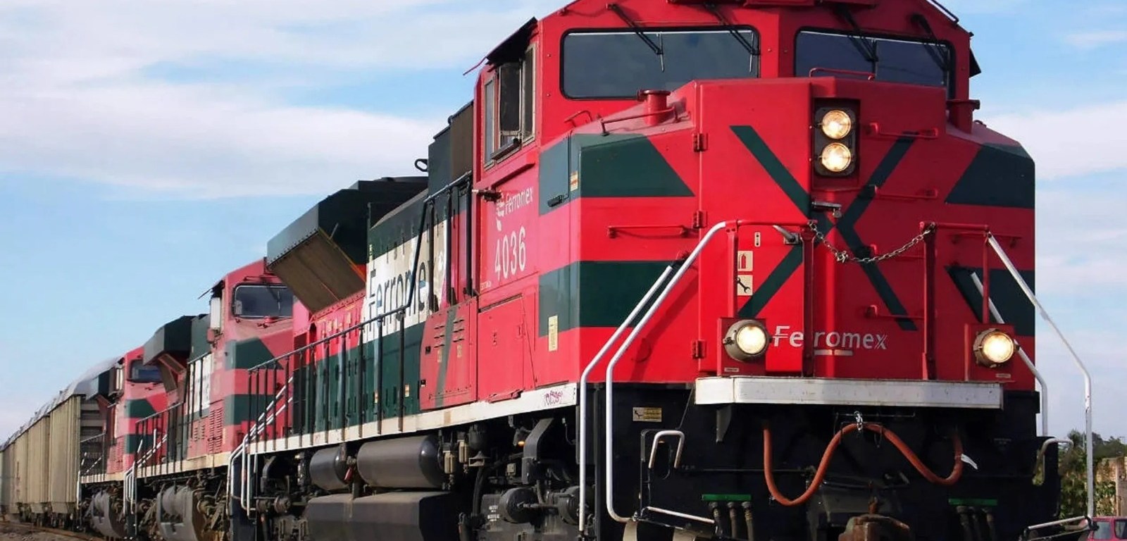 Locomotora del ferrocaril mexicano