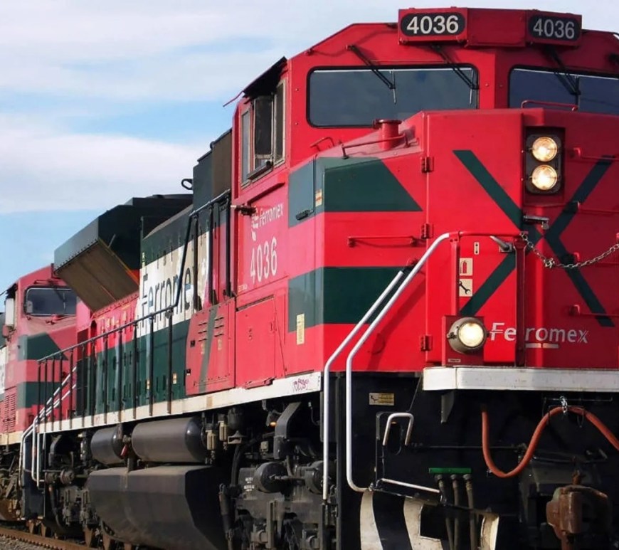 Locomotora del ferrocaril mexicano