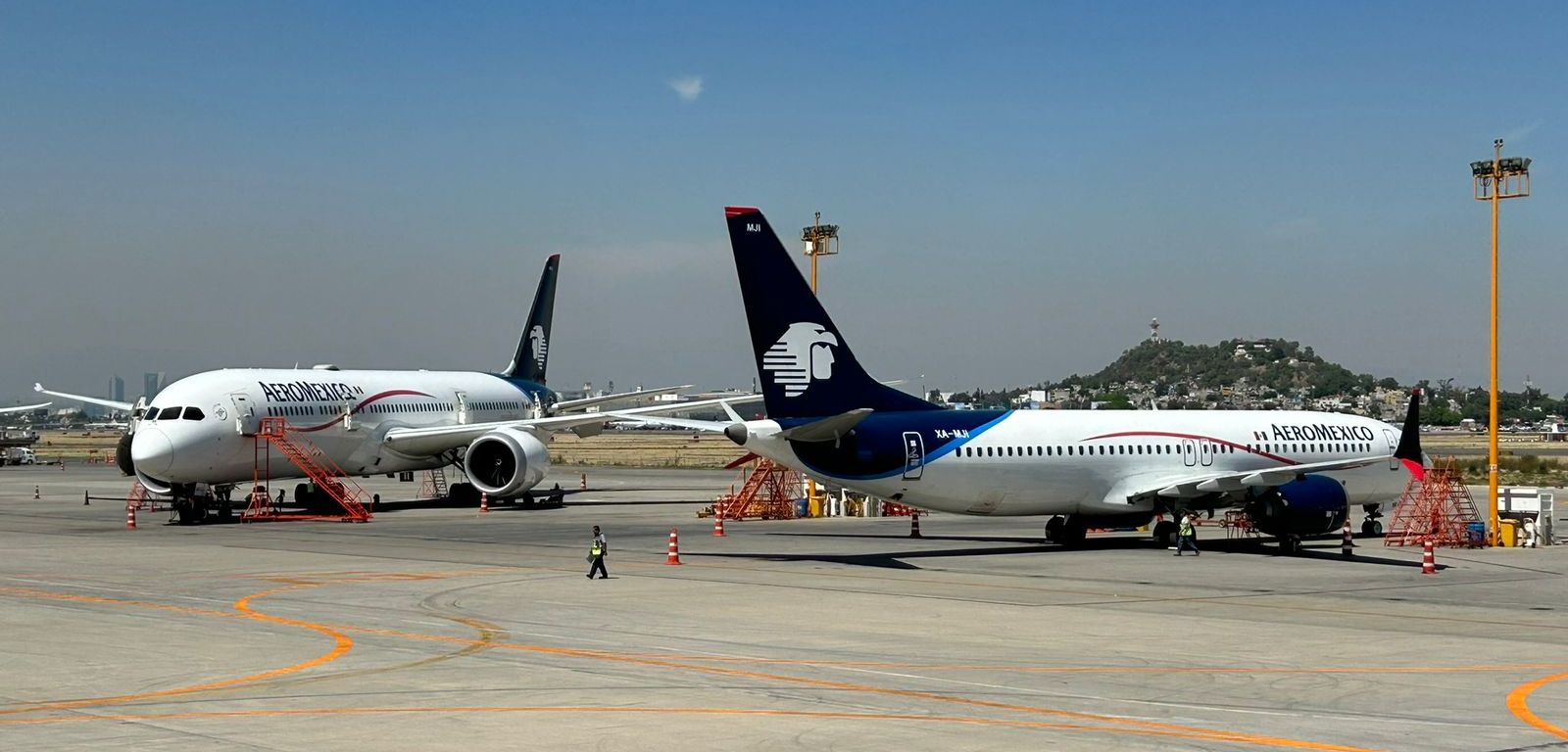Avión de Aeromexico