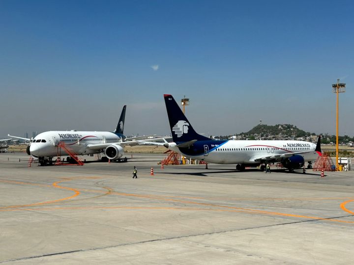 Avión de Aeromexico
