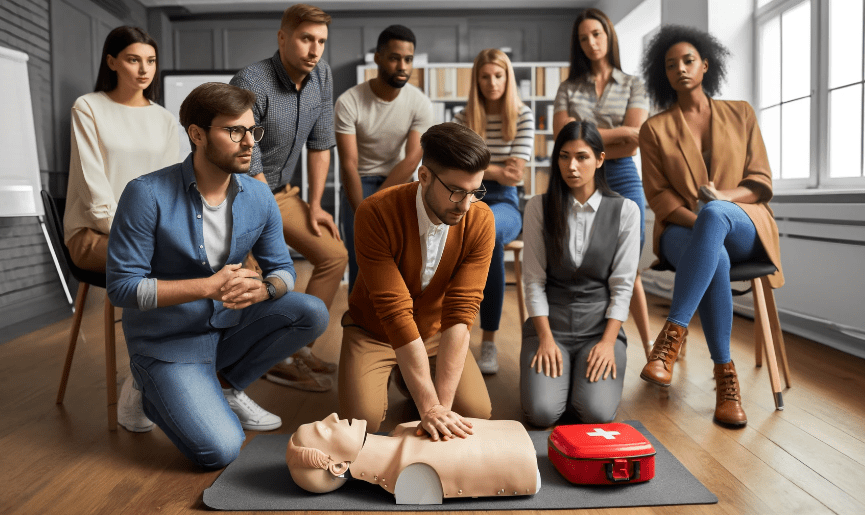 Practivan primeros auxilios