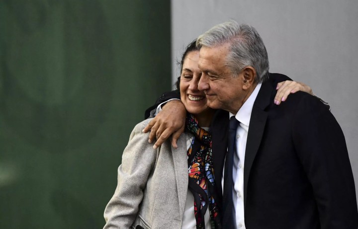 Claudia Sheinbaum y Andrés Manuel López Obrador
