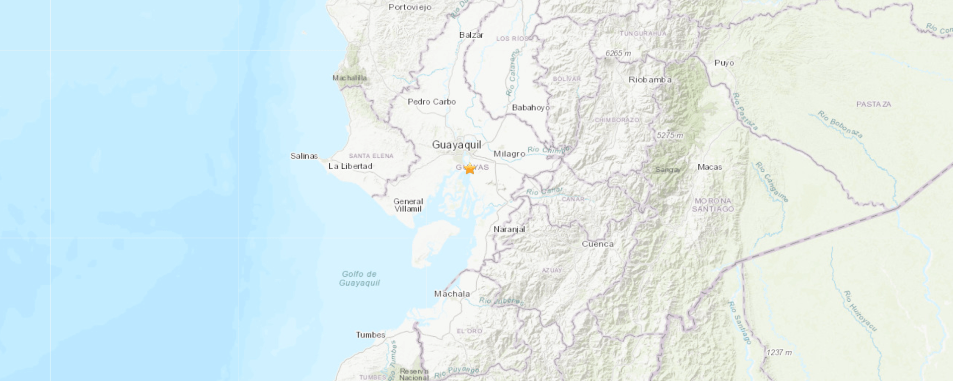 Sismo en Ecuador