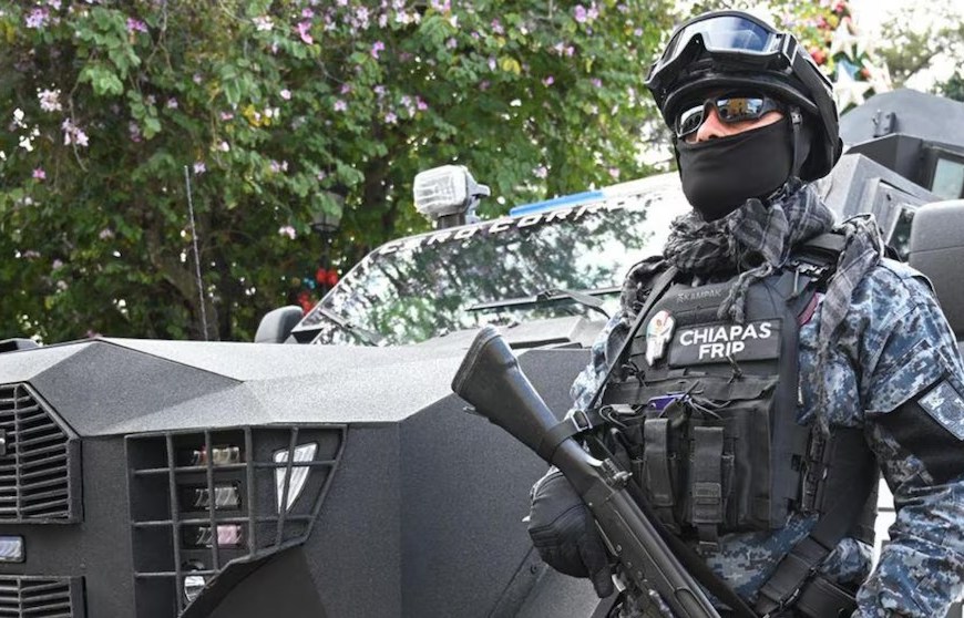 Policia "Fuerza Pakal" en Chiapas