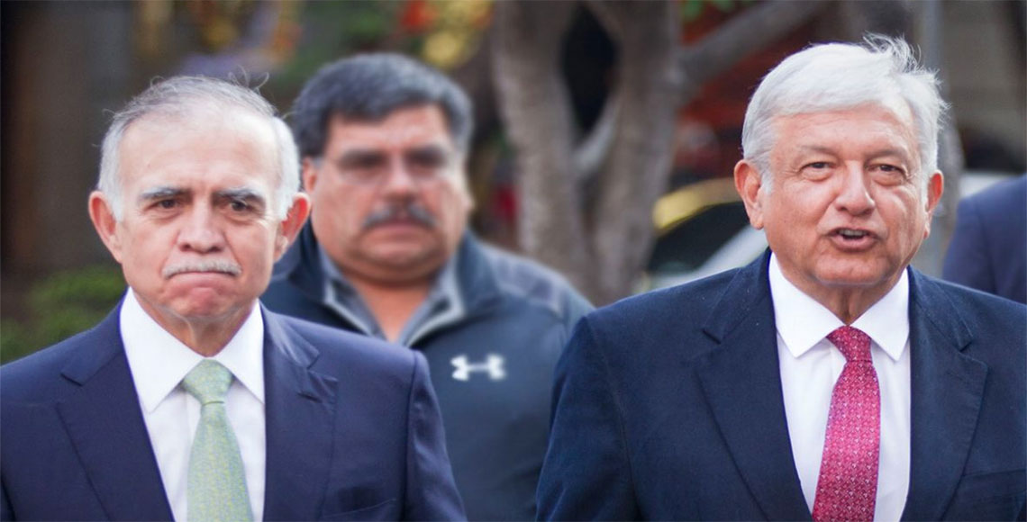 Alfonso Romo y Andrés Manuel López Obrador