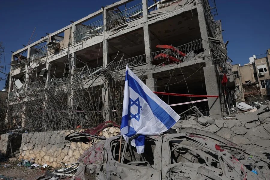 Bandera ataque a Israel
