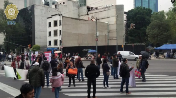 Manifestantes. Foto: SSP