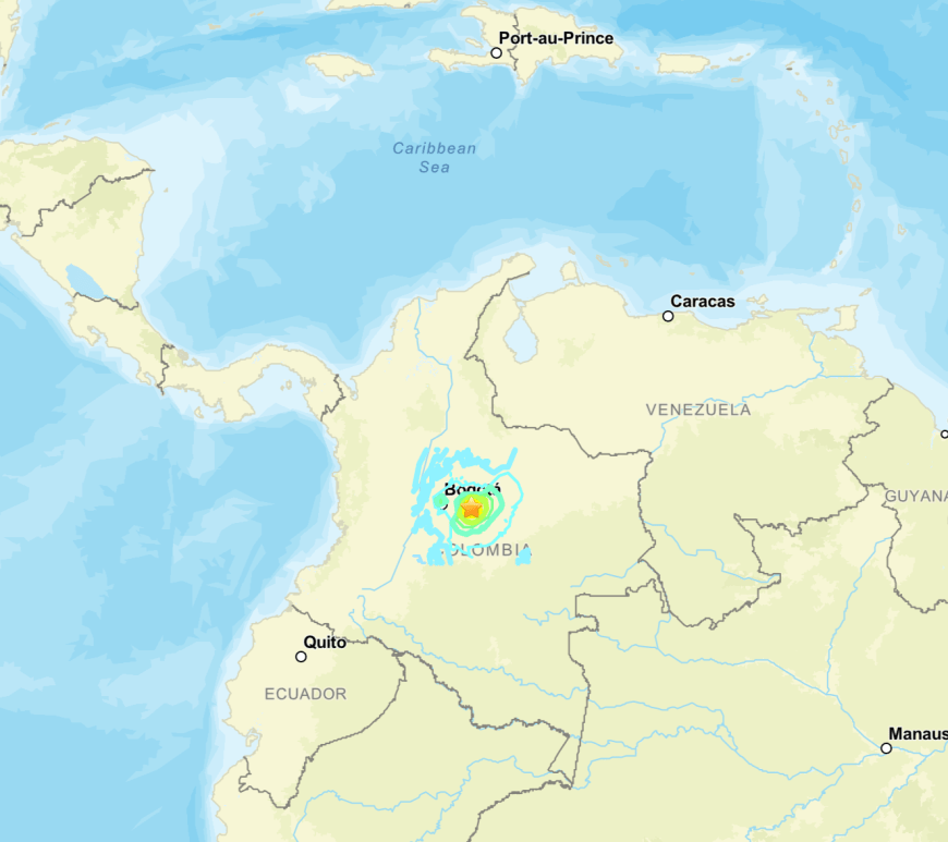 Sismo Colombia