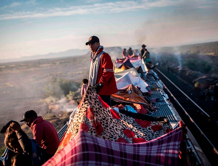 Migrantes en el Tren