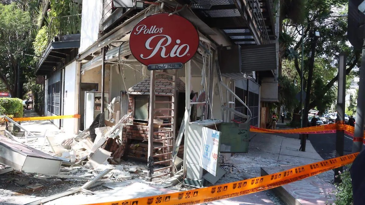 Explosión en rosticería