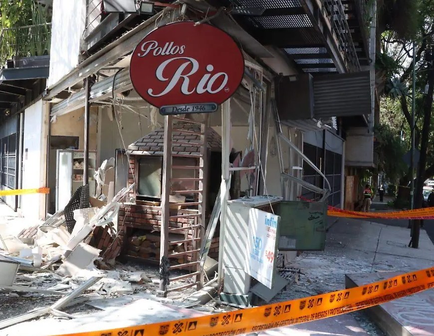 Explosión en rosticería