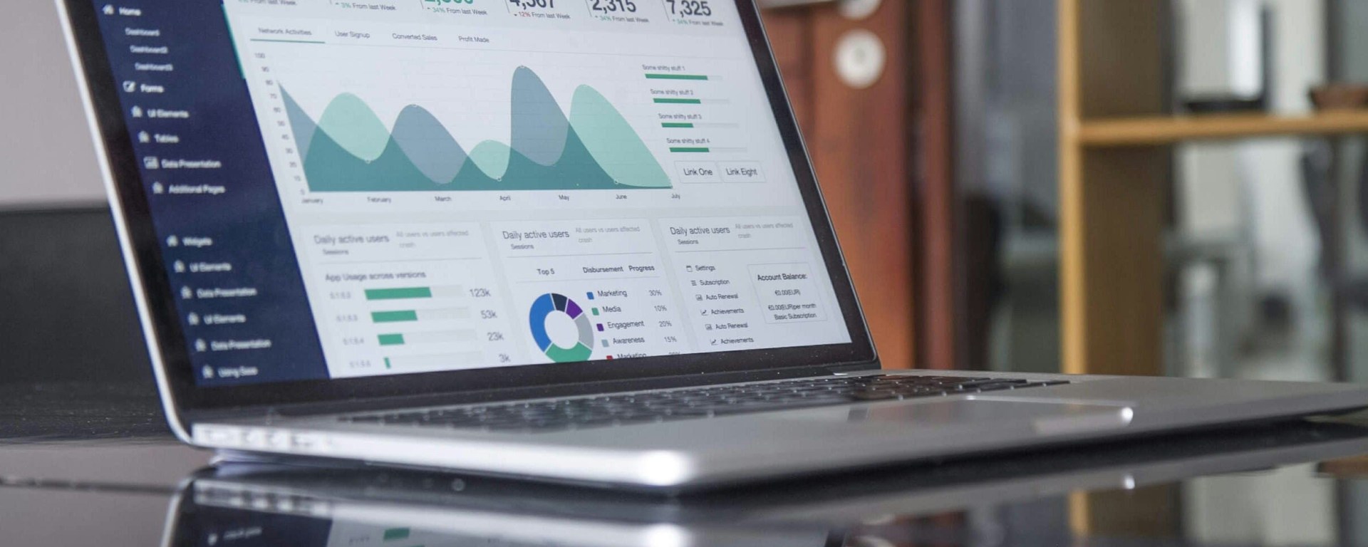 Computadora sobre escritorio