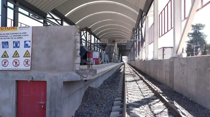 Estacion del Tren Suburbano en construccion