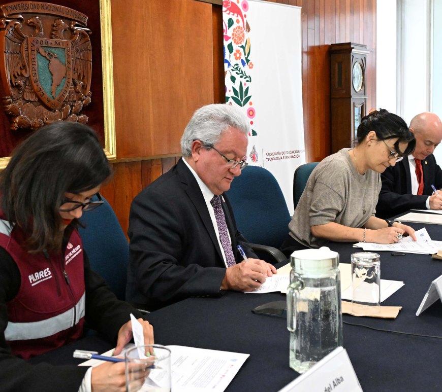 Firma de convenio UNAM