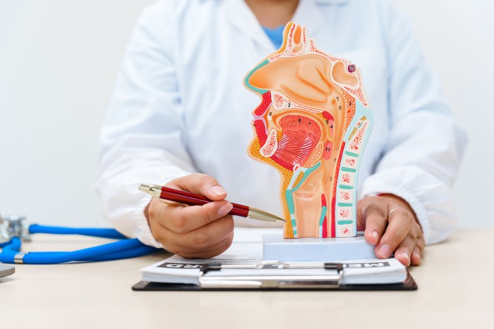 Doctor señala muestra