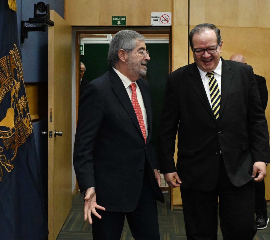 Juan Ramón de la Fuente y Leonardo Lomelí Vanegas