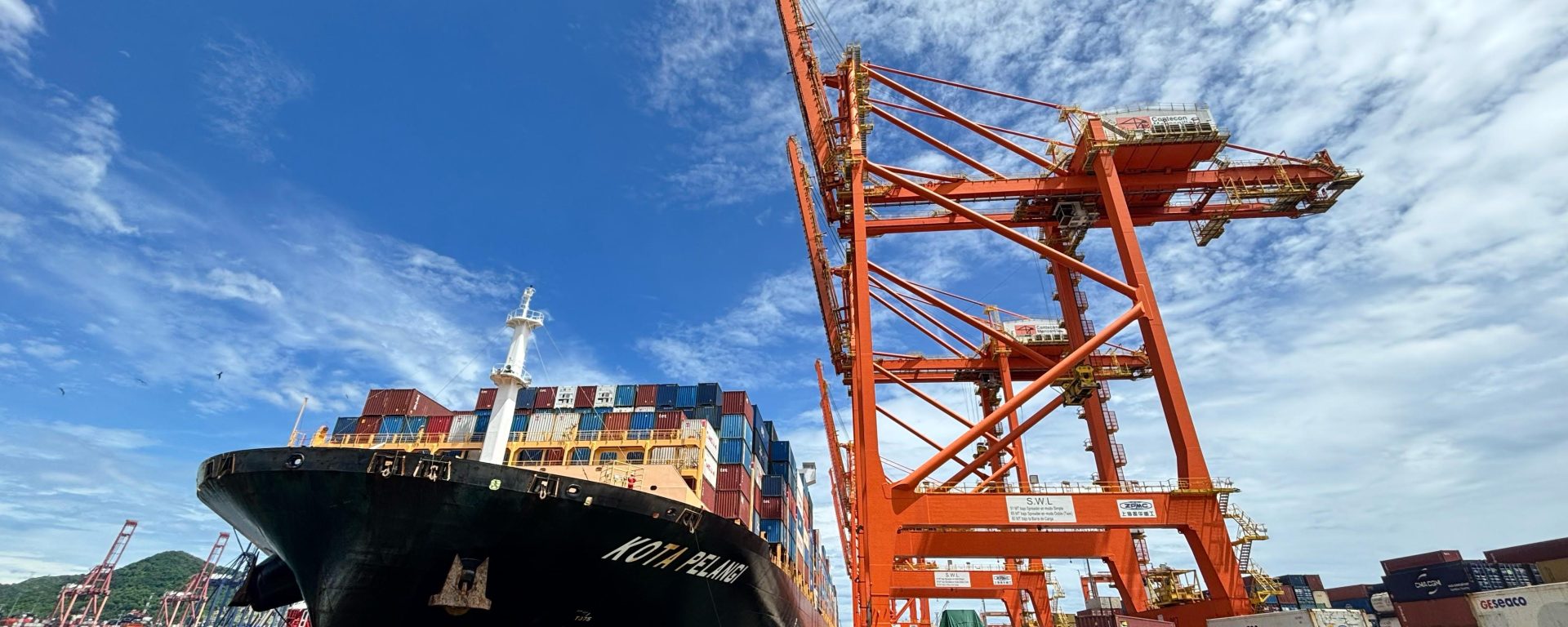 Buque, barco, transporte, contenedores