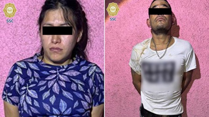 Pareja que dejó cuerpo en vía pública ya fue detenida Credito: X @SSC_CDMX
