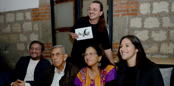 Nashieli Ramírez y Cuauhtémoc Cárdenas