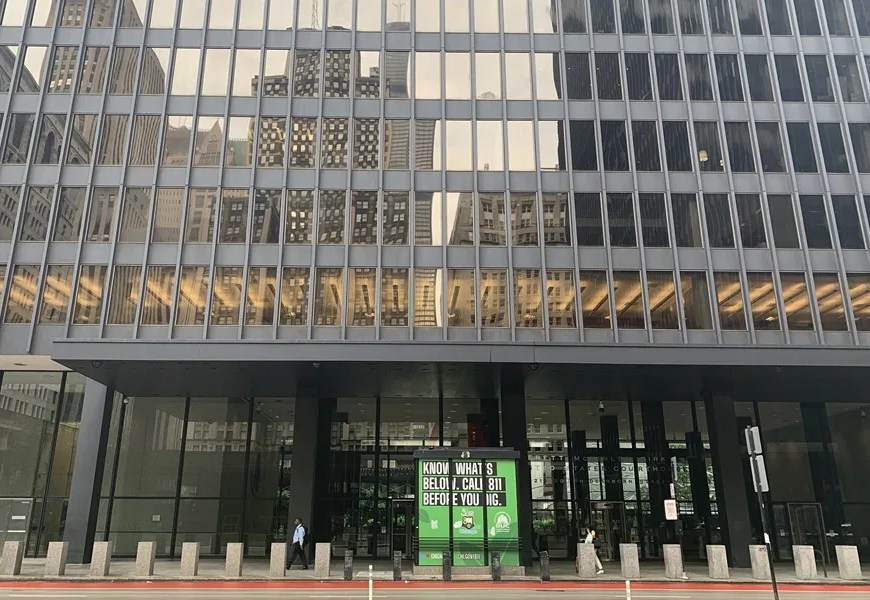 Fachada del tribunal de Chicago | EFE/ Sarah Yáñez Richards