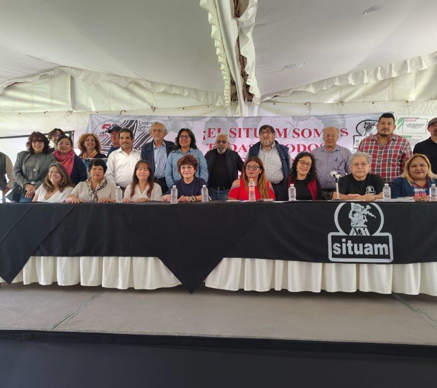 Integrantes del Sindicato de la UAM