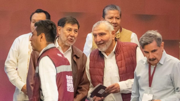 Gerardo Fernandez noroña y Adan Augusto Lopez Hernandez