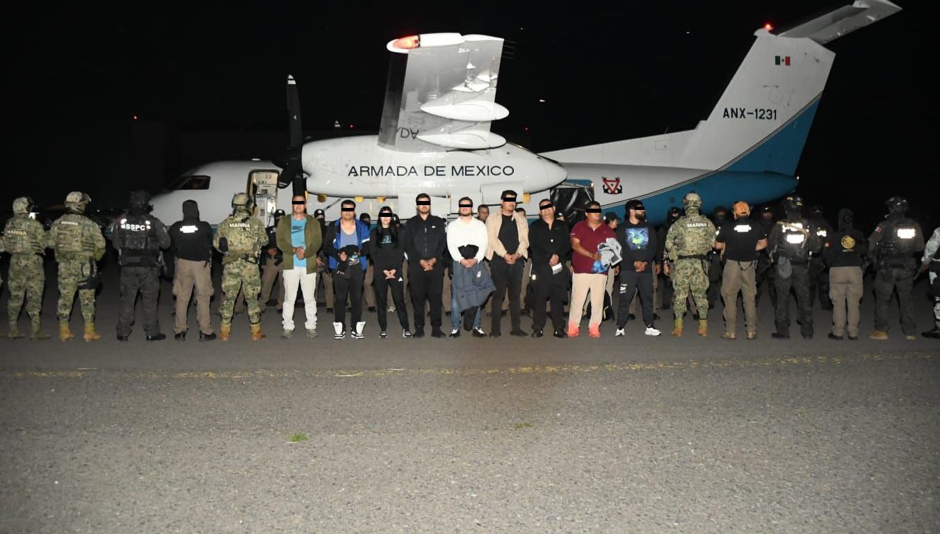 Personas detenidas por autoridades federales