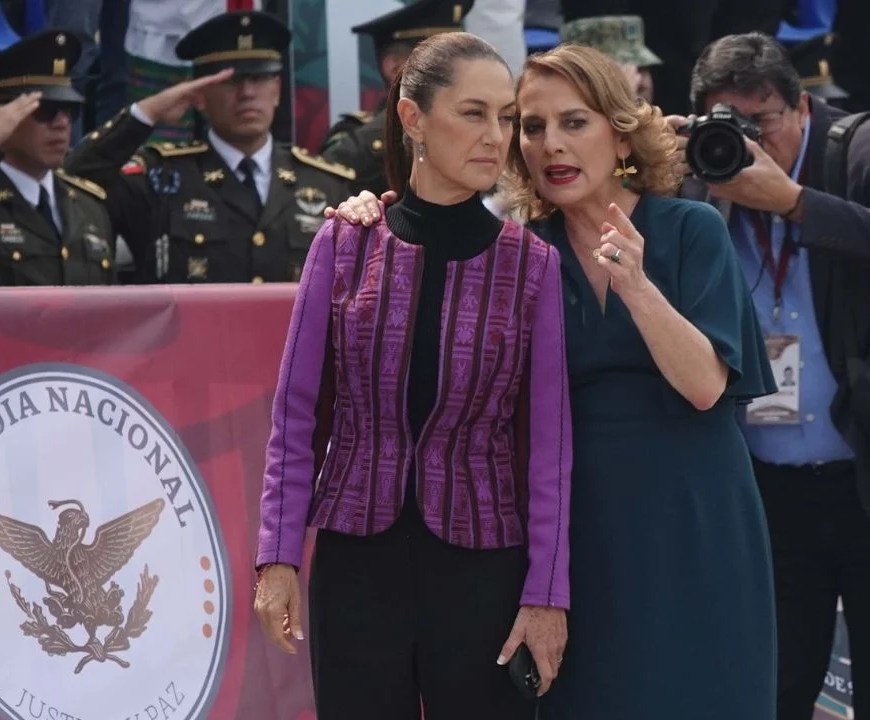 Claudia Sheinbaum y Beatriz Gutiérrez Müller