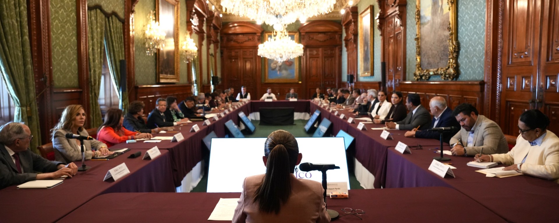 Reunión en Palacio Nacional
