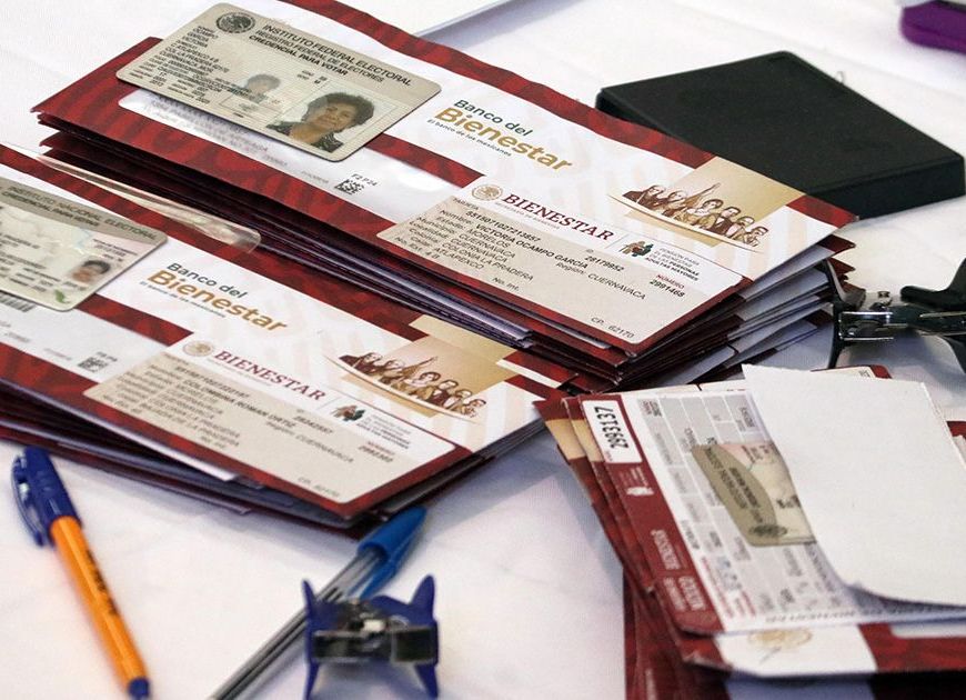 tarjetas del bienestar