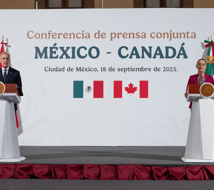 Mark Carney y Claudia Sheinbaum