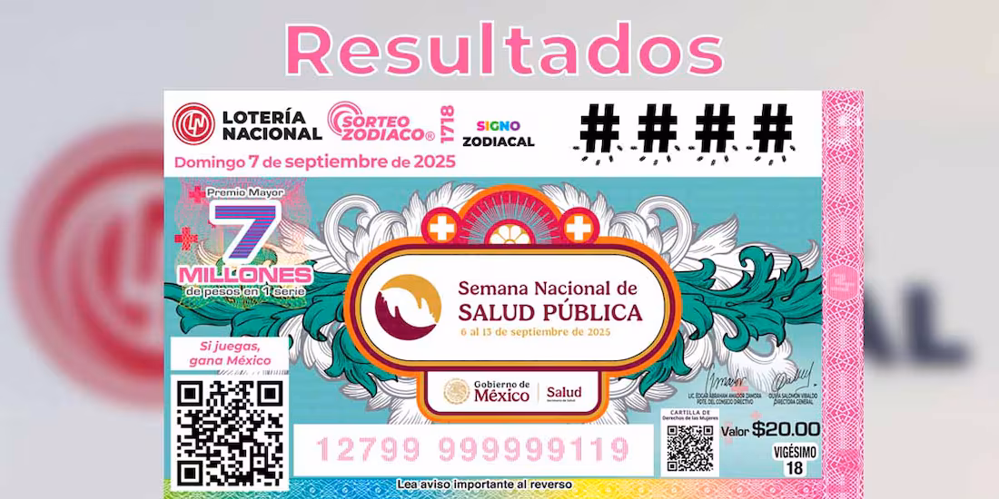 Sorteo Zodiaco No. 1718 