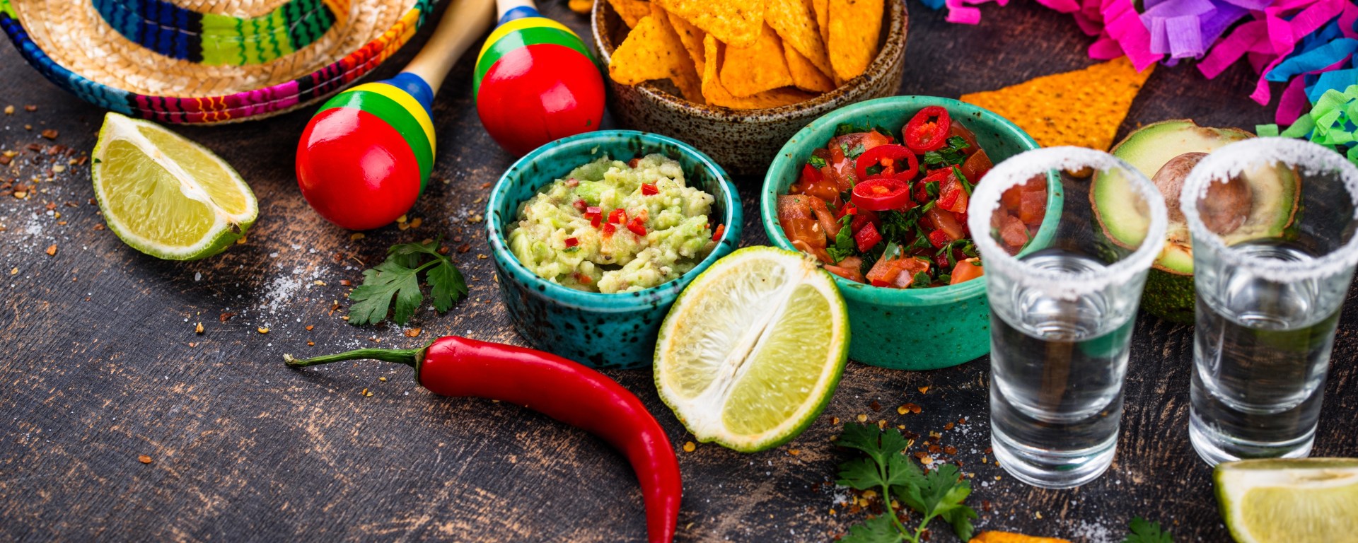Tequila, comida mexicana