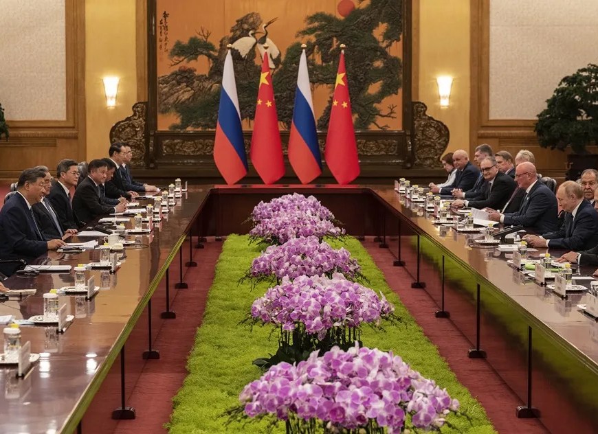 Vladímir Putin (3d), Xi Jinping, | EFE/EPA/POOL