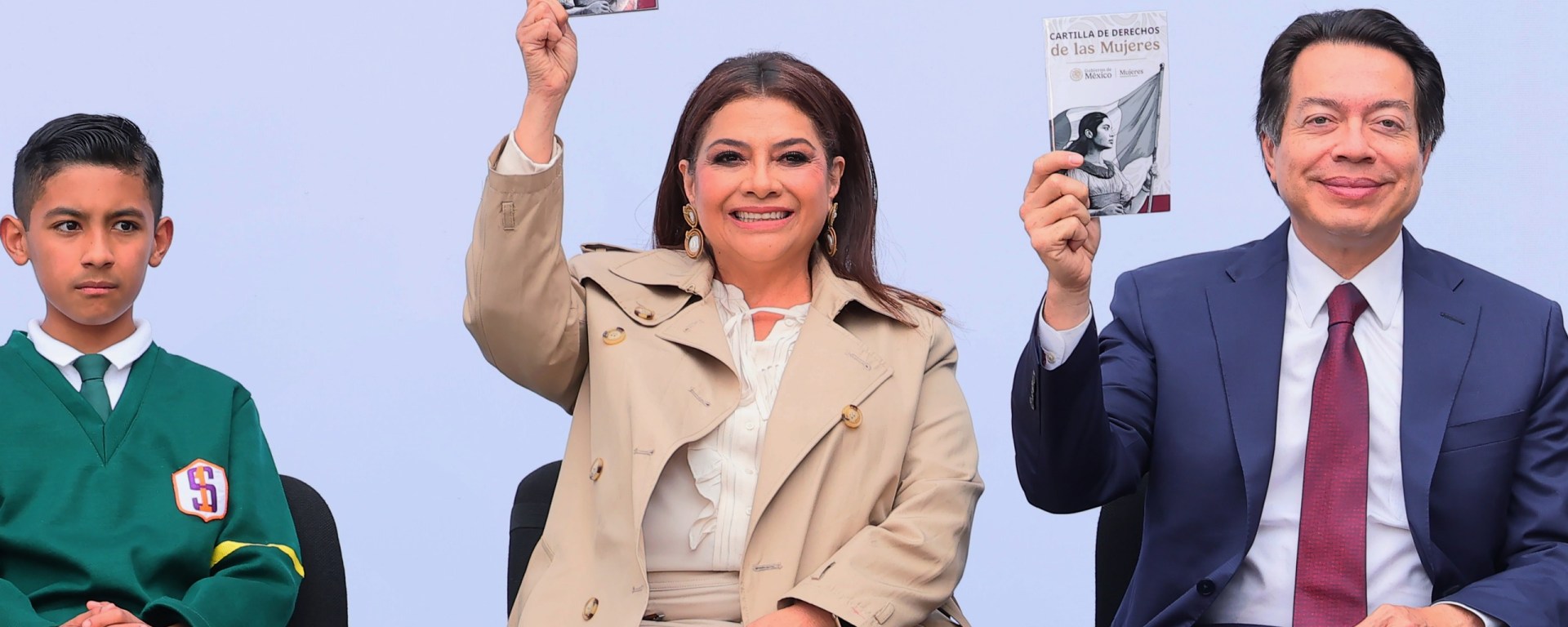 Clara Brugada y Mario Delgado